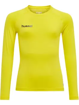 Футболка Hummel Trikot L/S Hml First Performance Kids Jersey L/S, цвет BLAZING YELLOW