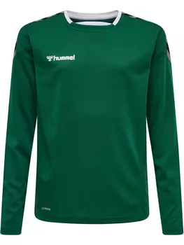 Футболка Hummel Trikot L/S Hmlauthentic Kids Poly Jersey L/S, цвет EVERGREEN