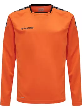 Футболка Hummel Trikot L/S Hmlauthentic Kids Poly Jersey L/S, цвет TANGERINE