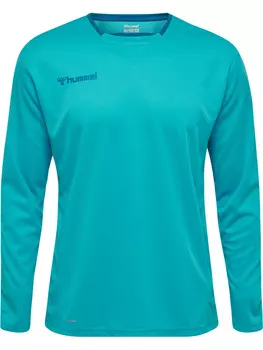 Футболка Hummel Trikot L/S Hmlauthentic Kids Poly Jersey L/S, цвет BLUEBIRD