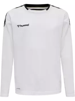 Футболка Hummel Trikot L/S Hmlauthentic Kids Poly Jersey L/S, белый