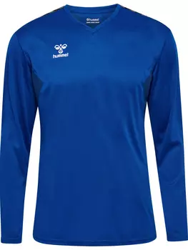 Футболка Hummel Trikot L/S Hmlauthentic Pl Jersey L/S, цвет TRUE BLUE