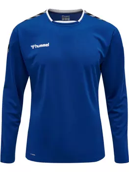 Футболка Hummel Trikot L/S Hmlauthentic Poly Jersey L/S, цвет TRUE BLUE