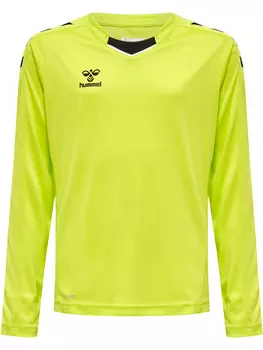 Футболка Hummel Trikot L/S Hmlcore Xk Poly Jersey L/S Kids, цвет LIME POPSICLE