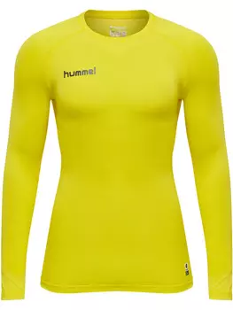 Футболка Hummel Trikot L/S Hmlfirst Performance Jersey L/S, цвет BLAZING YELLOW