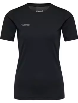 Футболка Hummel Trikot S/S Hml First Performance Women Jersey S/S, черный