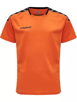 Футболка Hummel Trikot S/S Hmlauthentic Kids Poly Jersey S/S, цвет TANGERINE