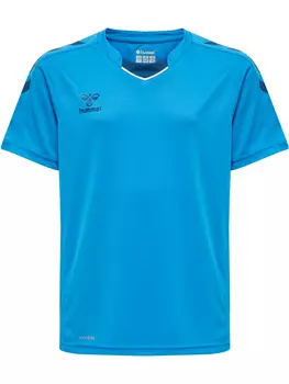 Футболка Hummel Trikot S/S Hmlcore Xk Poly Jersey S/S Kids, цвет BLUE DANUBE