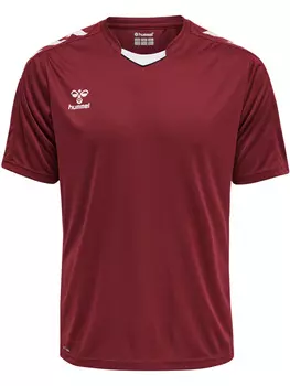 Футболка Hummel Trikot S/S Hmlcore Xk Poly Jersey S/S, цвет MAROON