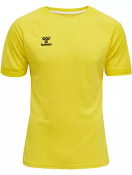 Футболка Hummel Trikot S/S Hmllead S/S Poly Jersey, цвет BLAZING YELLOW