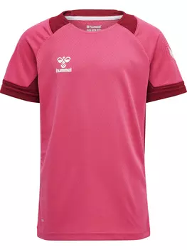 Футболка Hummel Trikot S/S Hmllead S/S Poly Jersey Kids, цвет RASPBERRY SORBET