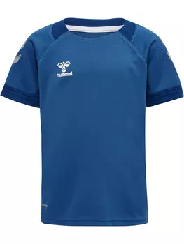 Футболка Hummel Trikot S/S Hmllead S/S Poly Jersey Kids, цвет TRUE BLUE