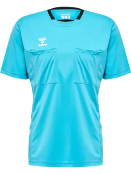 Футболка Hummel Trikot S/S Hmlreferee Chevron Jersey S/S, цвет SCUBA BLUE