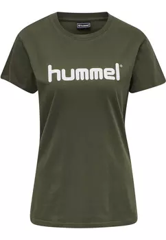 Футболка Hummel Woman S/S, цвет GRAPE LEAF