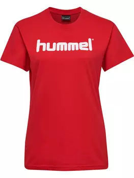 Футболка Hummel Woman S/S, цвет TRUE RED