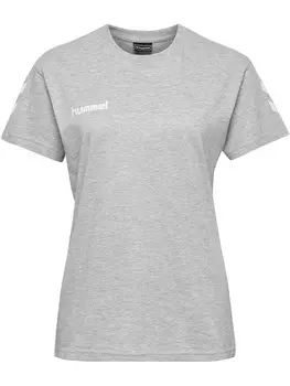 Футболка Hummel Woman S/S, серый меланж