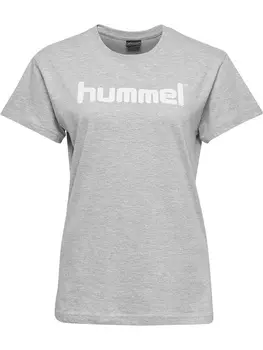 Футболка Hummel Woman S/S, серый меланж