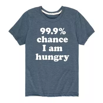 Футболка Hungry для мальчиков 8–20 лет с вероятностью 99,9 процента Licensed Character, синий