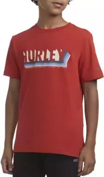 Футболка Hurley для мальчиков Shadow Blinds, цвет Aloha Red