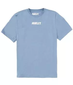Футболка Hurley Explore Fastlane с короткими рукавами, синий