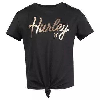 Футболка Hurley Knotted Boxy Girl, черный