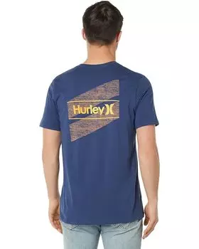 Футболка Hurley One & Only Slashed Short Sleeve Tee, цвет Abyss