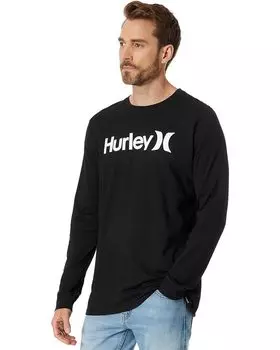 Футболка Hurley One & Only Solid Long Sleeve, черный