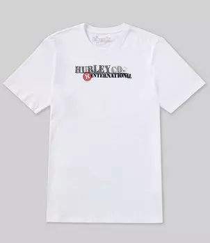 Футболка Hurley с короткими рукавами Hurley Co. International EVD 25th, белый