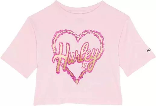 Футболка Hurley Short Sleeve Graphic T-Shirt, цвет Medium Soft Pink
