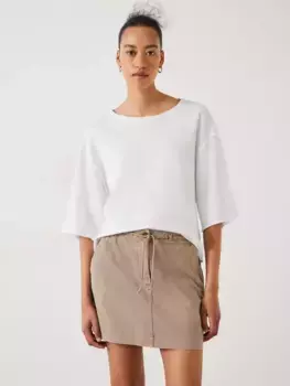 Футболка HUSH Myla Textured Waffle Cotton, белый