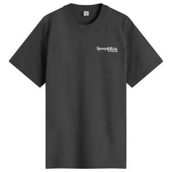 Футболка Hwcny Sporty & Rich, черный