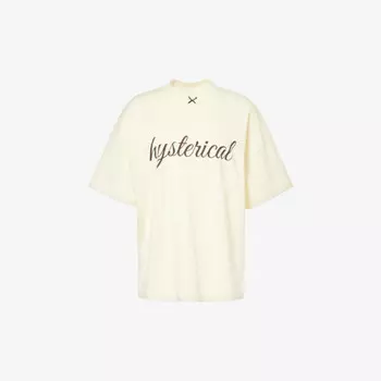 Футболка Hysterical oversize из хлопкового джерси Sisters & Seekers, желтый