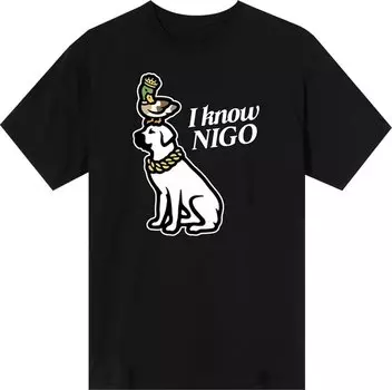 Футболка I Know Nigo Dog Tee (New York Pop Up) 'Black', черный