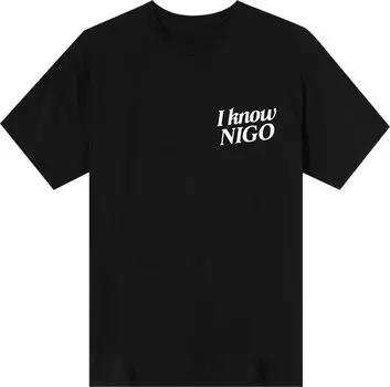 Футболка I Know Nigo Flying Carpet Tee (New York Pop Up) 'Black', черный