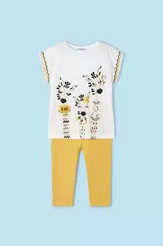 Футболка и леггинсы 3/4 Mayoral, белый