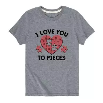 Футболка «I Love You To Pieces» для мальчиков 8–20 лет Licensed Character