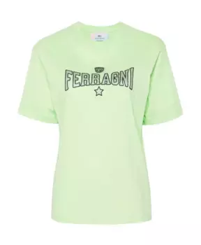 Футболка и поло от Кьяры Ферраньи Chiara Ferragni Collection, зеленый