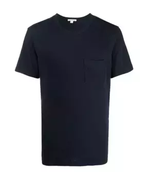 Футболка и поло с карманом James Perse, синий