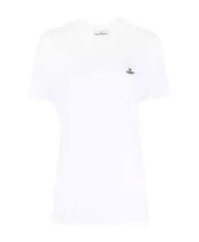 Футболка и поло с логотипом Orb Vivienne Westwood, белый