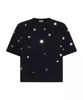 Футболка и поло со спакетти Alysi, черный