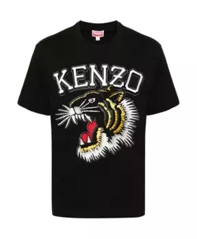 Футболка и поло университета Tiger Kenzo, черный