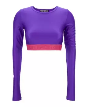 Футболка и поло Versace Jeans Couture, фиолетовый