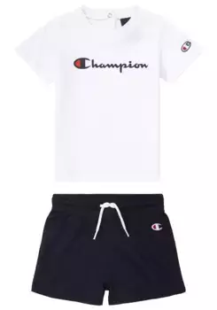 Футболка и шорты Champion "Комплект с короткими рукавами для малышей Icons", белый