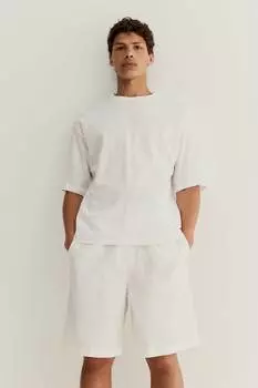 Футболка и шорты для сна H&M, белый