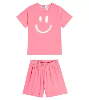 Футболка и шорты Luvis из смесового хлопка Molo, мультиколор