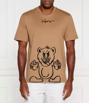 Футболка Iceberg Oversize fit, коричневый