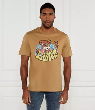 Футболка Iceberg Regular Fit, коричневый