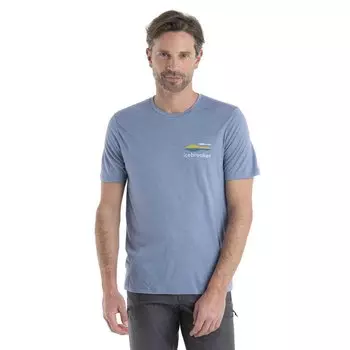 Футболка Icebreaker 150 Tech Lite II Aotearoa Merino, синий