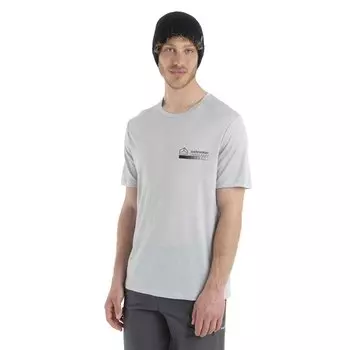 Футболка Icebreaker 150 Tech Lite II Mountain Merino, серый
