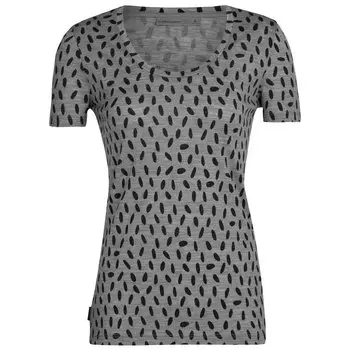 Футболка Icebreaker Tech Lite II Scoop 1000 Footste Merino, серый